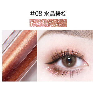 LIquid Eye shadow Pearl light Flash film Brilliant Pearl light Highlight Flash powder Lying silkworm juice