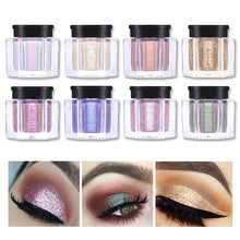 Load image into Gallery viewer, UCANBE 8 Colors Glitter Eye Shadow Loose Powder Diamond Shine Eyeshadow Pigment Sparkle Beauty Holographic Makeup Metallic Nude