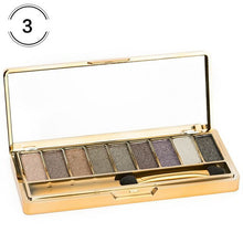 Load image into Gallery viewer, Professional Eye Shadow Pallete Makeup 9 Colors Diamond Bright Glitter Shiny Eyeshadow Make Up Palette Waterproof With Brush