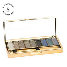 Load image into Gallery viewer, Professional Eye Shadow Pallete Makeup 9 Colors Diamond Bright Glitter Shiny Eyeshadow Make Up Palette Waterproof With Brush