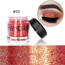 Load image into Gallery viewer, HANDAIYAN Holographic Glitter Sequins Eye Shadow + Eye Prime Shimmer Diamond Face Body Shiny Skin Festival Makeup TSLM1