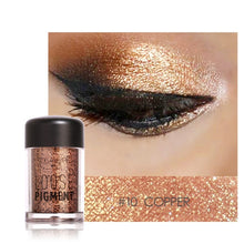 Load image into Gallery viewer, FOCALLURE Glitter Eye Shadow Powder Pigment Easy To Wear Professional Eye Makeup Shimmer Loose Powder Eyeshadow